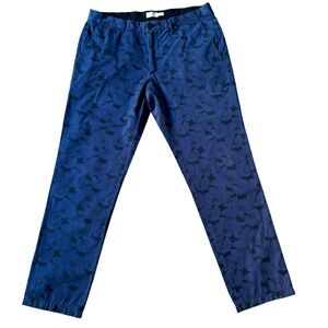 CLUB MONACO CONNOR MODERN SLIM FIT FLORAL PRINT CHINOS 34